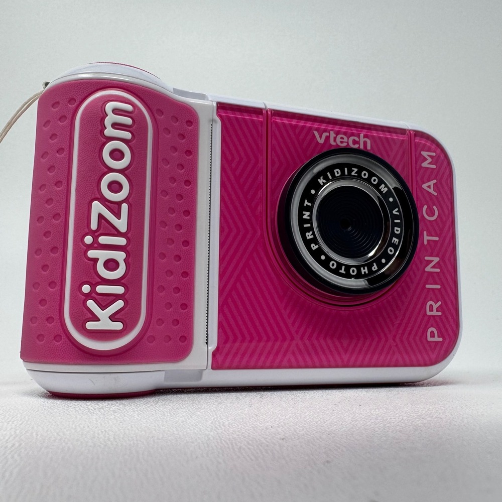 VTech KidiZoom PrintCam Digital Camera for Kids Pink with 32GB MicroSD Card